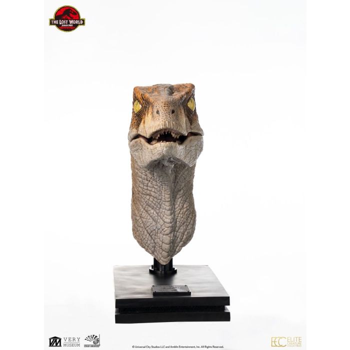 Jurassic Park Life-Size Bust Male Velociraptor 75 cm  