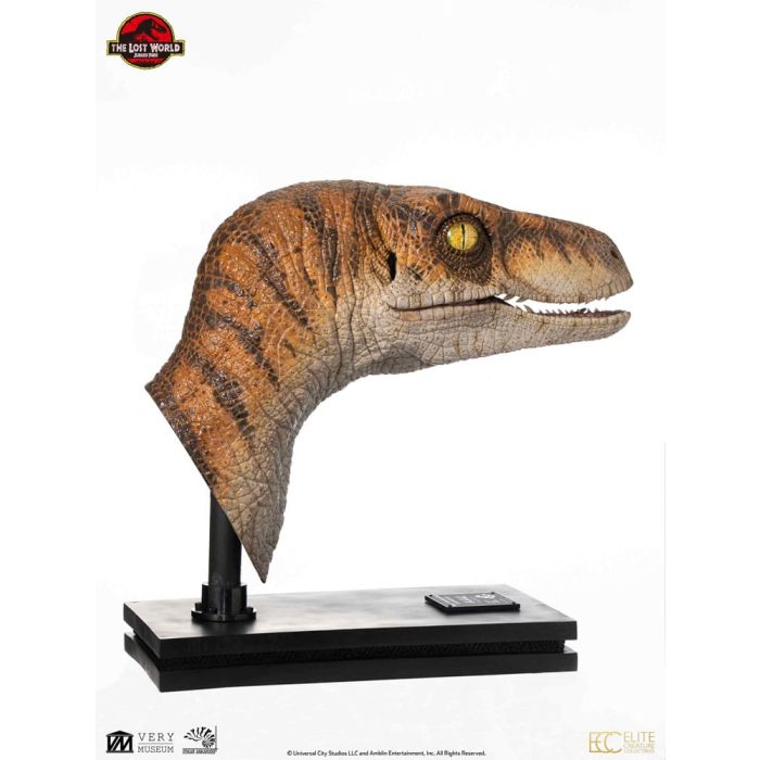 Jurassic Park Life-Size Bust Male Velociraptor 75 cm  
