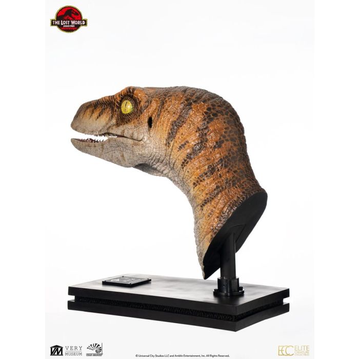 Jurassic Park Life-Size Bust Male Velociraptor 75 cm  