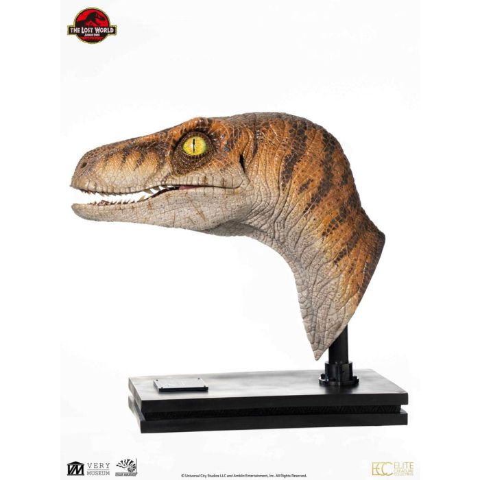 Jurassic Park Life-Size Bust Male Velociraptor 75 cm  