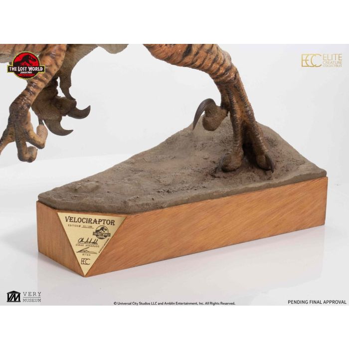 Jurassic Park Statue 1/4 The Lost World: Jurassic Park Male Velociraptor 63 cm 