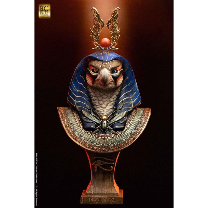 Life-Size Bust Horus by Miyo Nakamura 80 cm   
