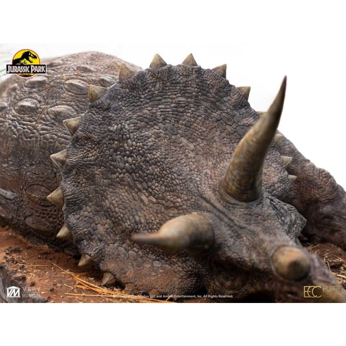 Jurassic Park Maquette 1/8 Sick Triceratops 96 cm