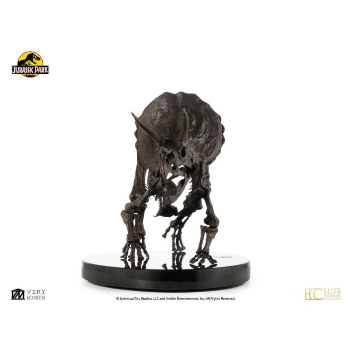 Jurassic World ECC Elite Creature Line Statue 1/12 Triceratops Fossil Skeleton Bronze 33 cm 