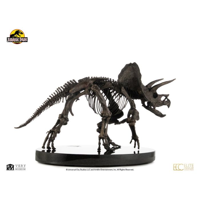 Jurassic World ECC Elite Creature Line Statue 1/12 Triceratops Fossil Skeleton Bronze 33 cm 