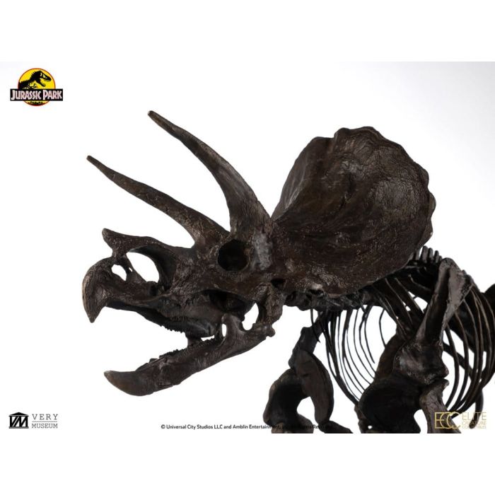 Jurassic World ECC Elite Creature Line Statue 1/12 Triceratops Fossil Skeleton Bronze 33 cm 