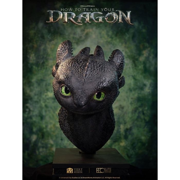 How to Train Your Dragon Life Size Bust Toothless 66 cm