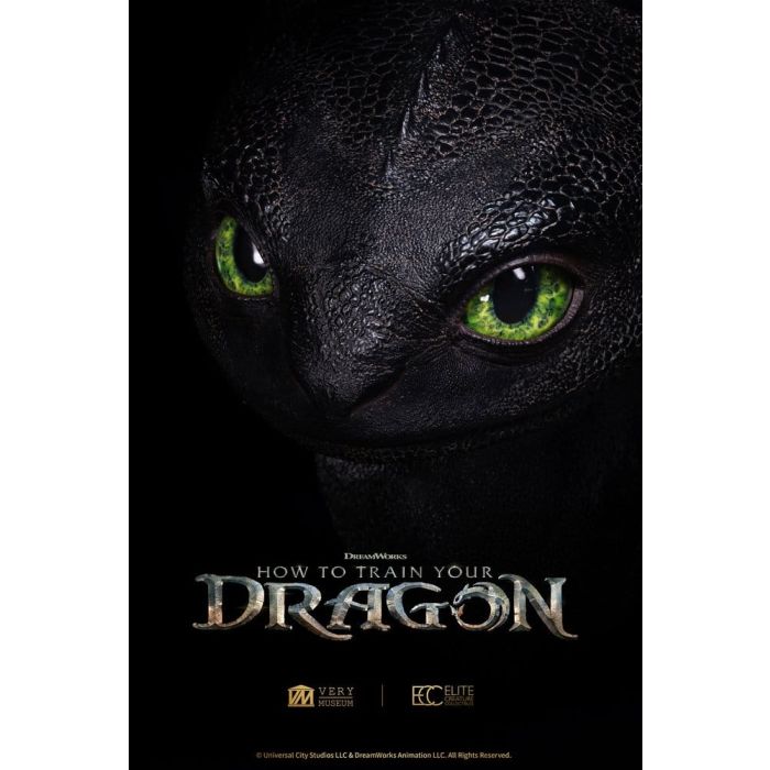 How to Train Your Dragon Life Size Bust Toothless 66 cm