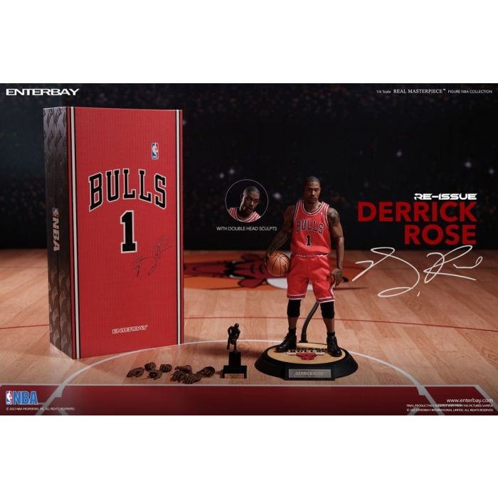 NBA Collection Real Masterpiece Action Figure 1/6 Derrick Rose Limited Retro Edition 30 cm