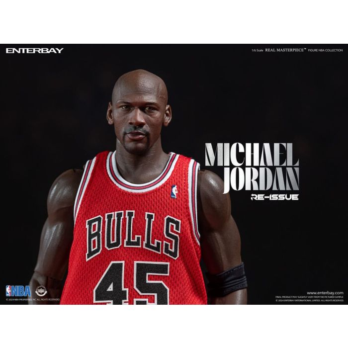 NBA Collection Real Masterpiece Actionfigur 1/6 Michael Jordan I'm Back Edition Limited 30 cm