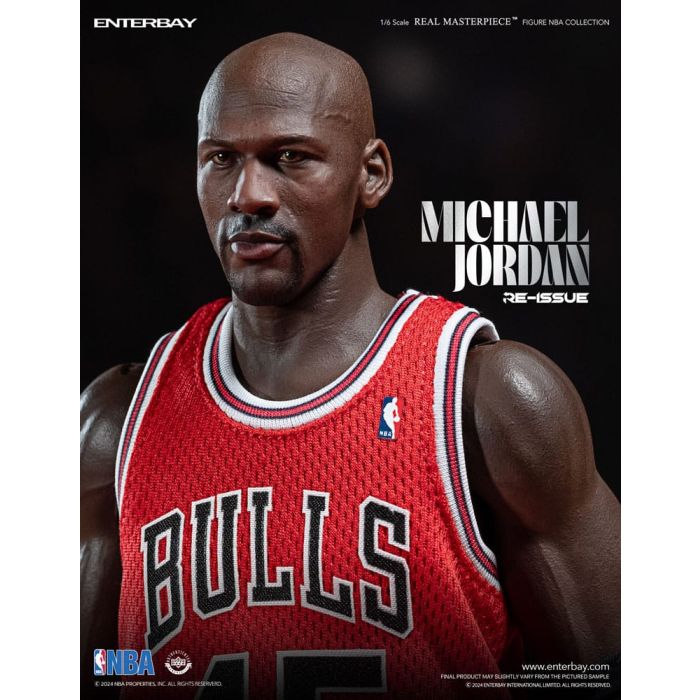 NBA Collection Real Masterpiece Actionfigur 1/6 Michael Jordan I'm Back Edition Limited 30 cm