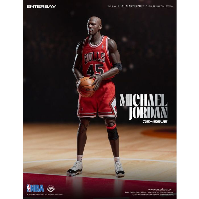 NBA Collection Real Masterpiece Actionfigur 1/6 Michael Jordan I'm Back Edition Limited 30 cm
