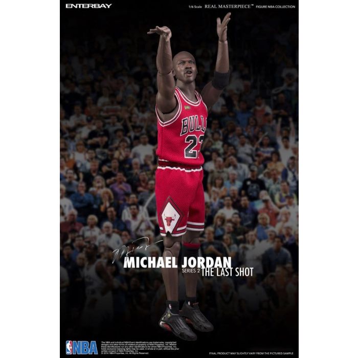 NBA Collection Real Masterpiece Actionfigur 1/6 Michael Jordan Series 2 (Road Jersey Edition) 33 cm