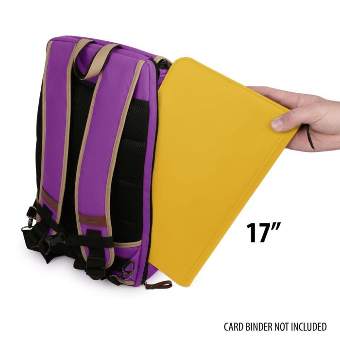 Enhance TCG Series Trading Card Backpack Designer Edition Purple Full-size