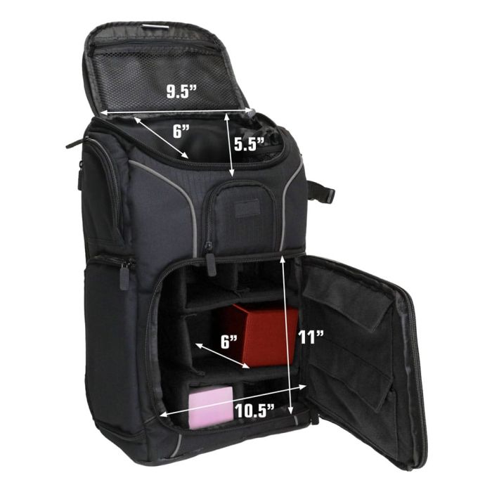 USA Gear MTG Backpack Black 