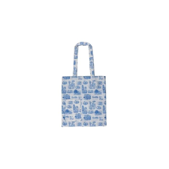 Whisper of the Heart Tote Bag Blue Nostalgia 