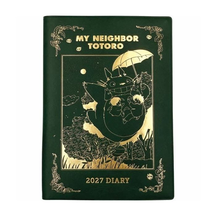 My Neighbor Totoro Diary Totoro spinning top green gold foil