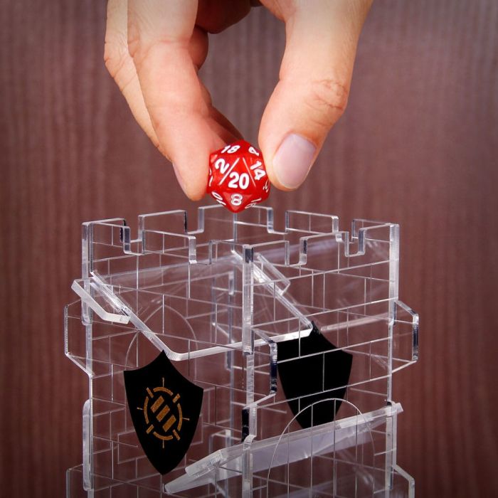 Enhance Tabletop Series Dice Tower Clear