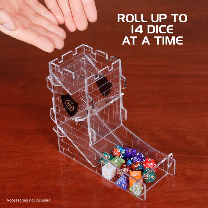 Enhance Tabletop Series Dice Tower Clear