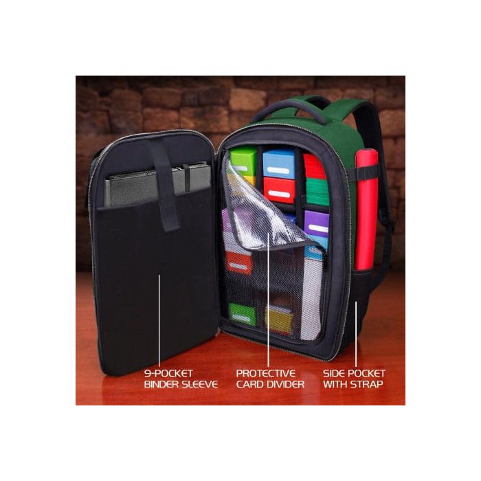 Enhance TCG Series Card Backpack Collector's Edition Green