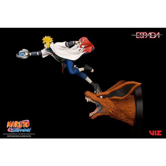Naruto Shippuden PVC Statue 1/8 Minato Namikaze Vs Nine Tailed Fox 41 cm
