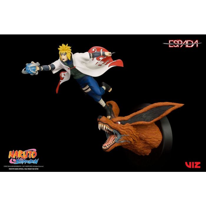 Naruto Shippuden PVC Statue 1/8 Minato Namikaze Vs Nine Tailed Fox 41 cm