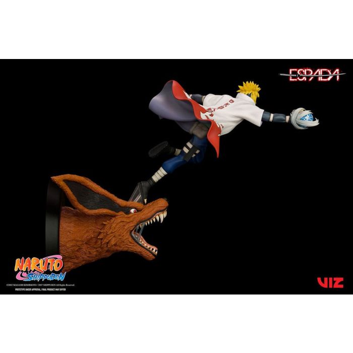 Naruto Shippuden PVC Statue 1/8 Minato Namikaze Vs Nine Tailed Fox 41 cm