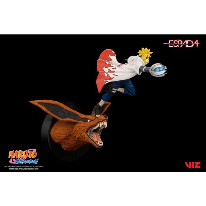 Naruto Shippuden PVC Statue 1/8 Minato Namikaze Vs Nine Tailed Fox 41 cm