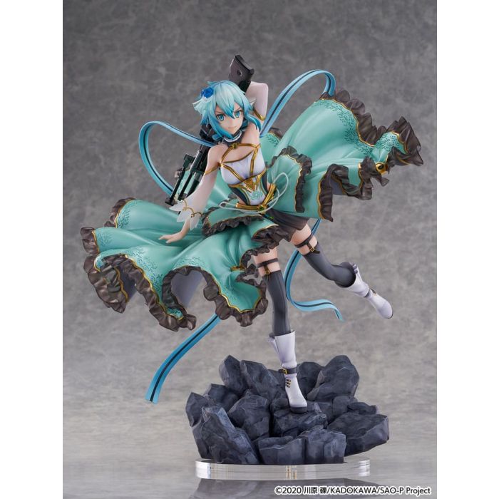 Sword Art Online SHIBUYA SCRAMBLE FIGURE PVC Statue 1/7 Sinon Crystal Dress Ver. 29 cm