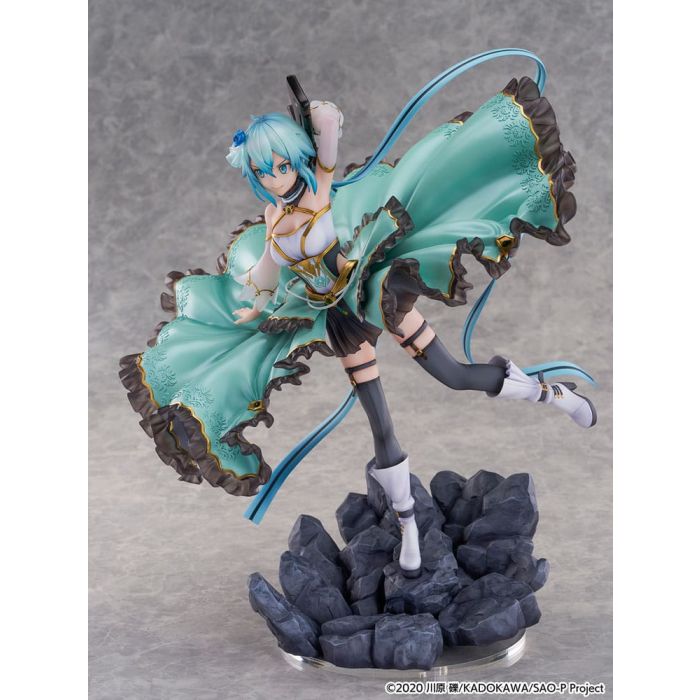 Sword Art Online SHIBUYA SCRAMBLE FIGURE PVC Statue 1/7 Sinon Crystal Dress Ver. 29 cm