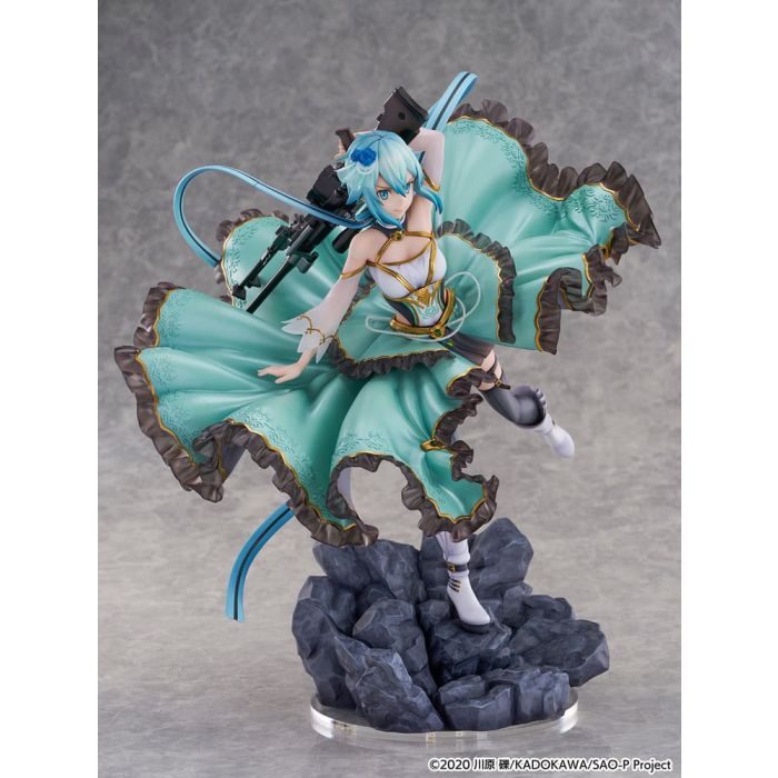 Sword Art Online SHIBUYA SCRAMBLE FIGURE PVC Statue 1/7 Sinon Crystal Dress Ver. 29 cm