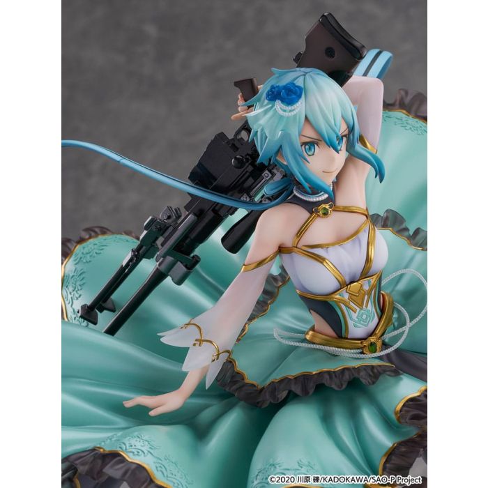 Sword Art Online SHIBUYA SCRAMBLE FIGURE PVC Statue 1/7 Sinon Crystal Dress Ver. 29 cm