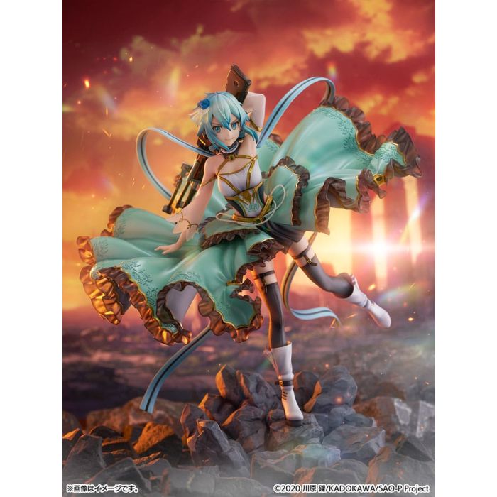 Sword Art Online SHIBUYA SCRAMBLE FIGURE PVC Statue 1/7 Sinon Crystal Dress Ver. 29 cm