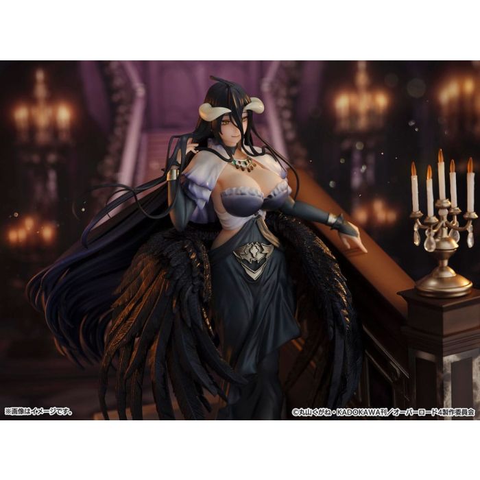 Overlord SHIBUYA SCRAMBLE FIGURE PVC Statue 1/7 Albedo Jet Black Dress Ver. 28 cm