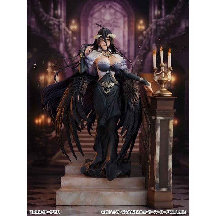 Overlord SHIBUYA SCRAMBLE FIGURE PVC Statue 1/7 Albedo Jet Black Dress Ver. 28 cm