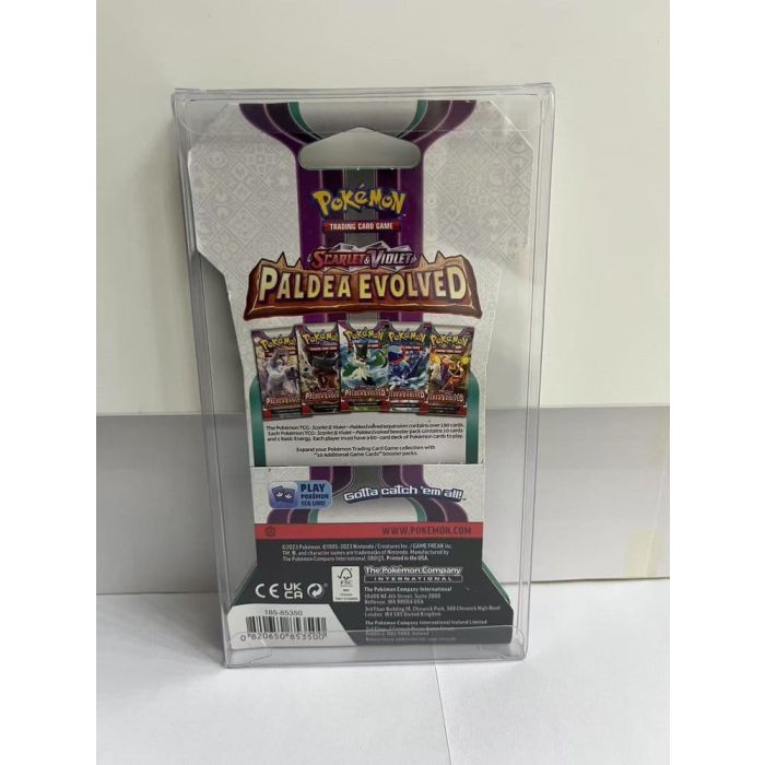 Evoretro PET Protectors for Pokémon TCG Booster Pack 0 mm (10-Pack)