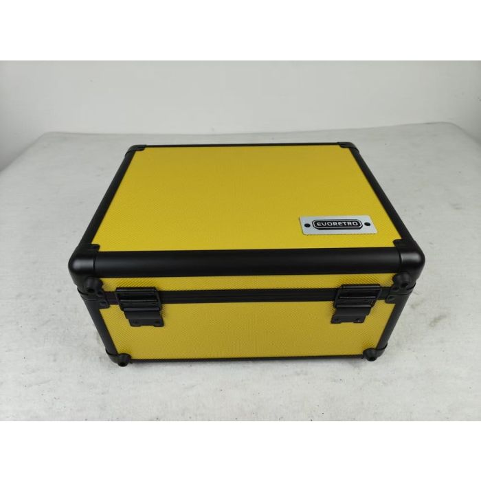 Evoretro Trading Card Storage Box for 90 Cards Yellow