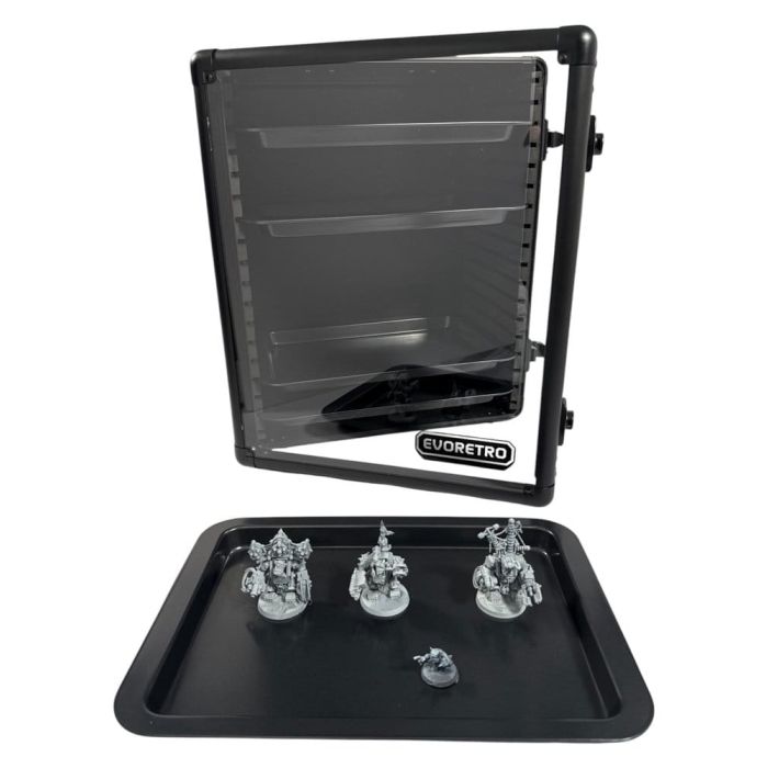 Evoretro Display and Carry Case for Collectible Figures and Models 45 x 37 cm