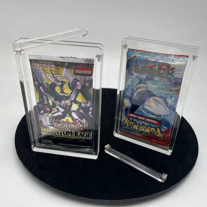 Evoretro Acrylic Display Case 5-Pack for Booster Packs