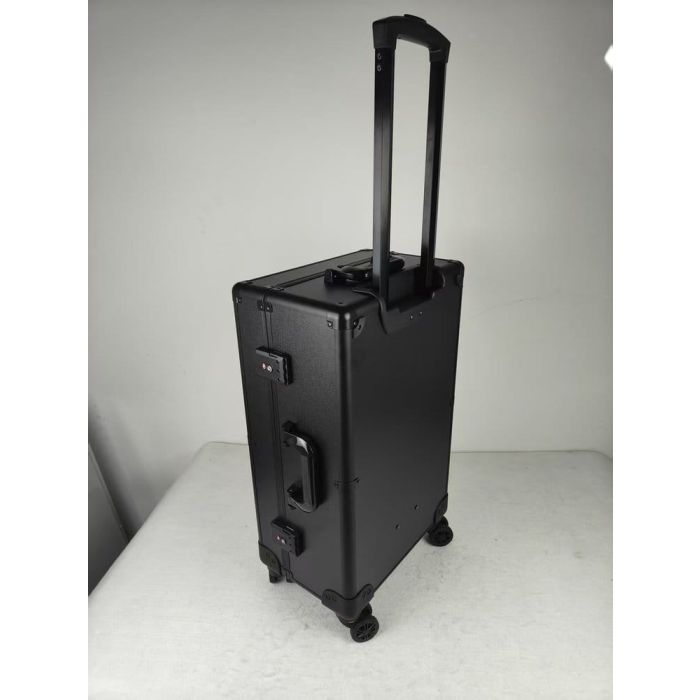 Evoretro Trading Card Luggage Wheeled Case 5-Rows Round Aluminum 56.0 x 35.4 cm