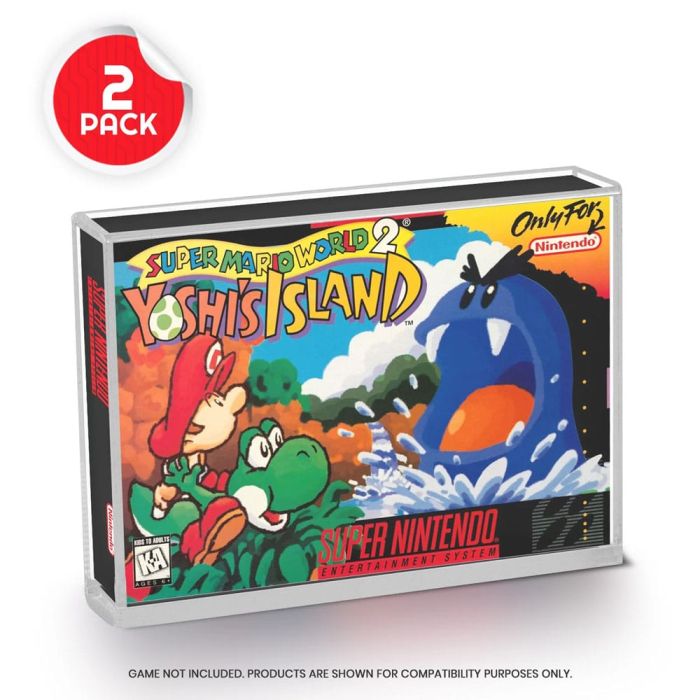 Acrylic Case 2-Pack for SNES/N64 