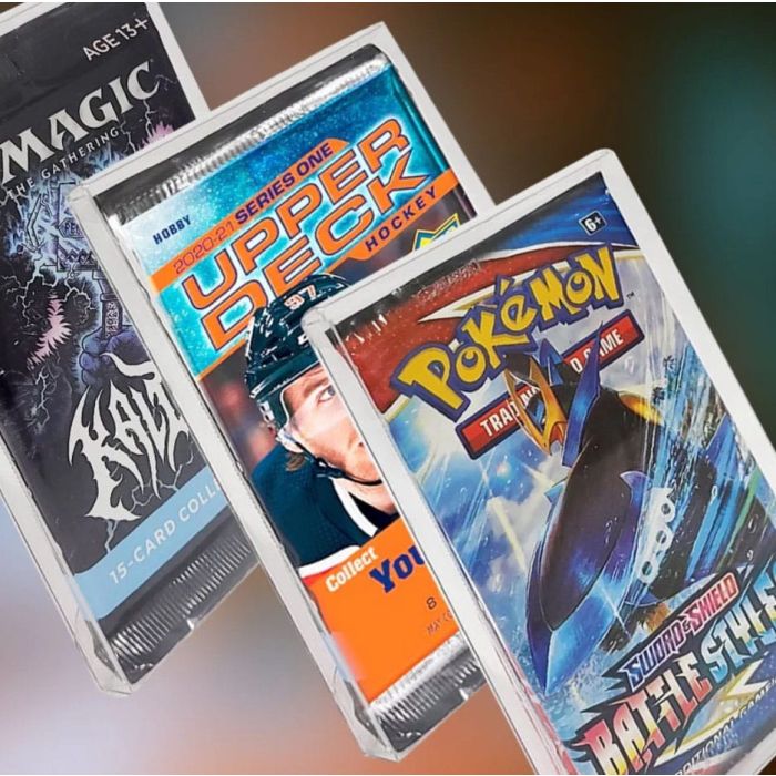 PET Protectors 10-Pack for Booster, Magic, Yu-Gi-Oh Cards