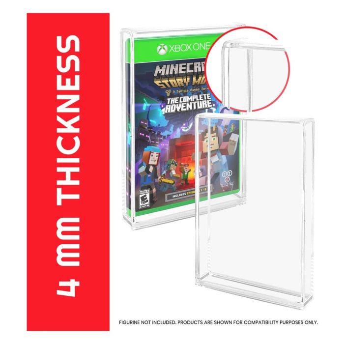 Acrylic Case 2-Pack for PS3/PS4/Blu-Ray/XBOX One