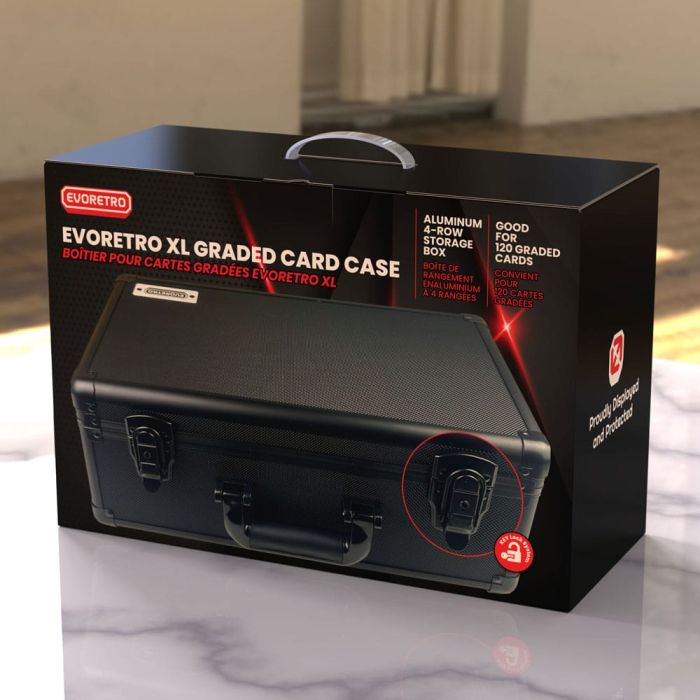 Evoretro Trading Card Suitcase Black XL 