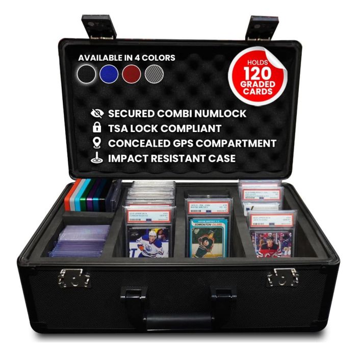Evoretro Trading Card Storage Box for 120 Cards XL Black
