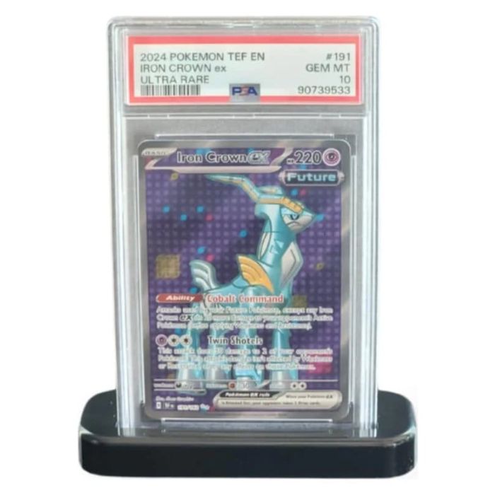 Evoretro Display Stand for PSA & CGC Graded Card Slabs Black