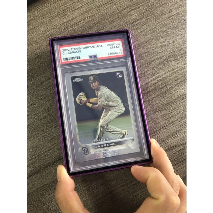 Slab Case Protectors for PSA Graded Cards Purple