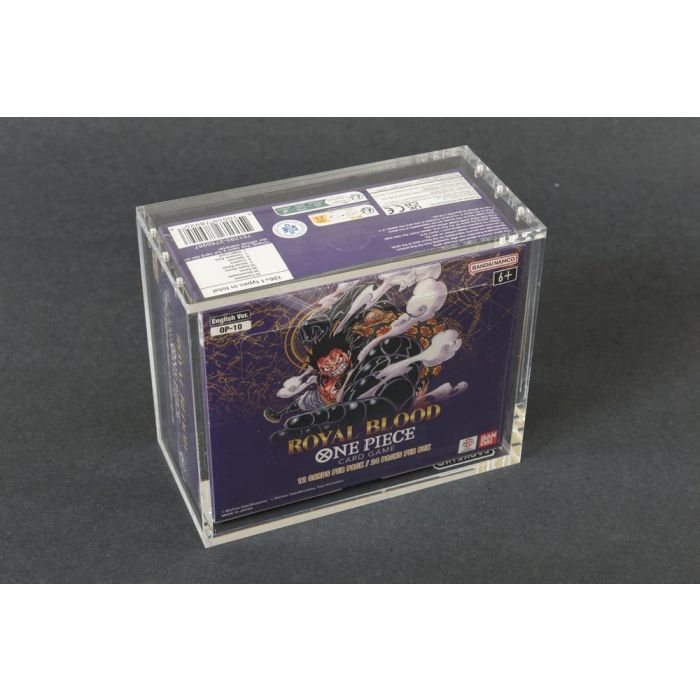 Evoretro Acrylic Display Case for Bandai One Piece TCG Booster Box (English)