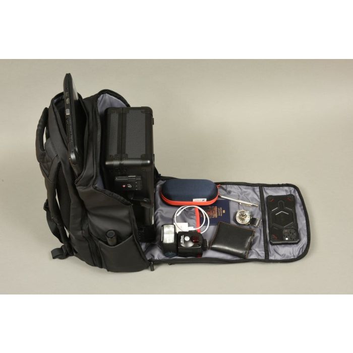 Evoretro Travel Backpack and Mini-Carrying Case Bundle Kit Black