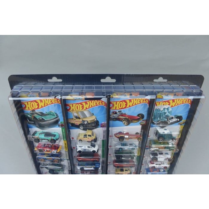 Evoretro Wall Display for 32 Carded Diecast Cars 3-Pack
